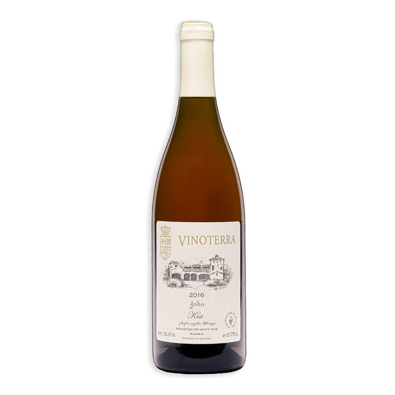 Try this Vinoterra Kisi, a delicious dry, amber wine with a unique taste from Georgia at Ghvino.shop ✓ Service ✓ Quality ✓ Fast delivery