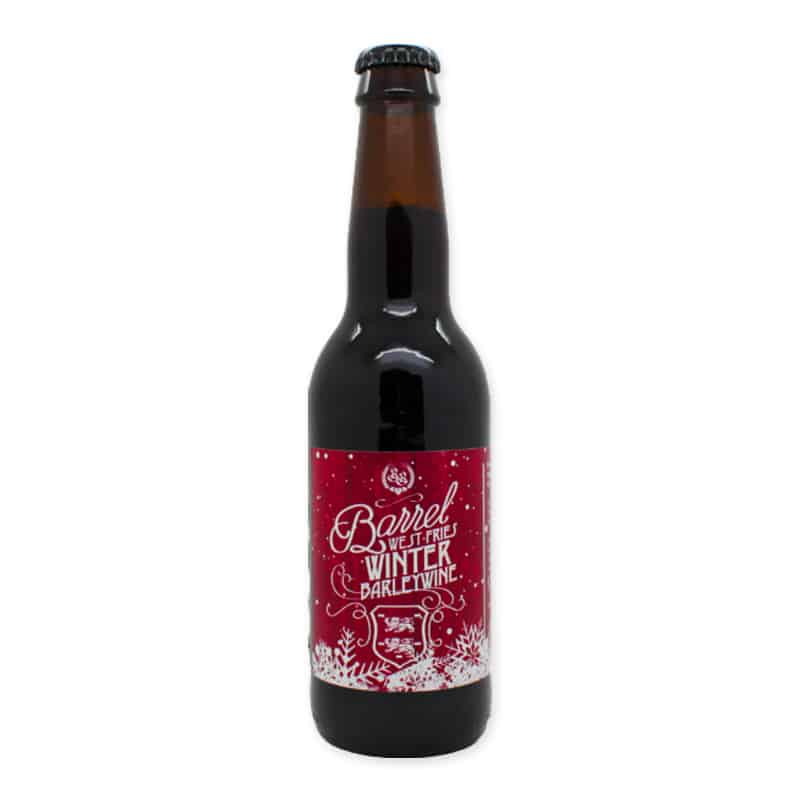 Ervaar de rijke smaken van de Bierbroeder Barrel West-Fries Winter Barleywine