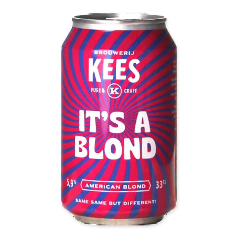 Ontdek Brouwerij Kees It's A Blond met zijn perfecte balans tussen mout en verse hop. Heerlijk verfrissend en lokaal gebrouwen in Nederland.