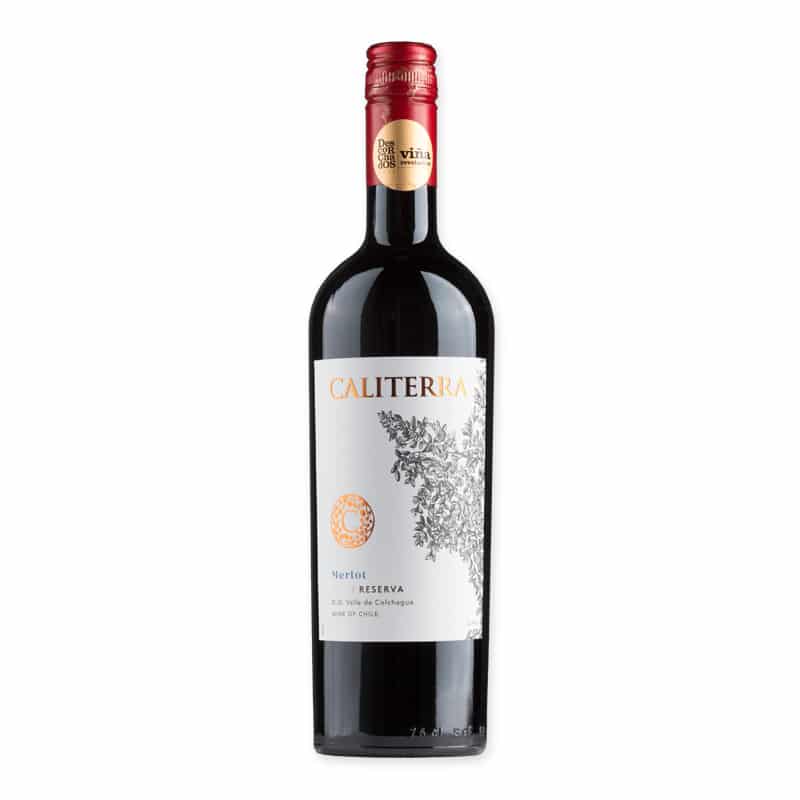 Caliterra Reserva Merlot is een soepele rode wijn uit Colchagua Valley. Rijp fruit