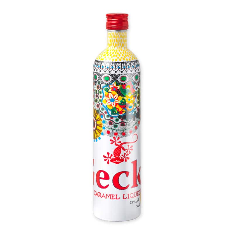 Beleef de rijke smaak van Gecko Caramel Vodka Liqueur