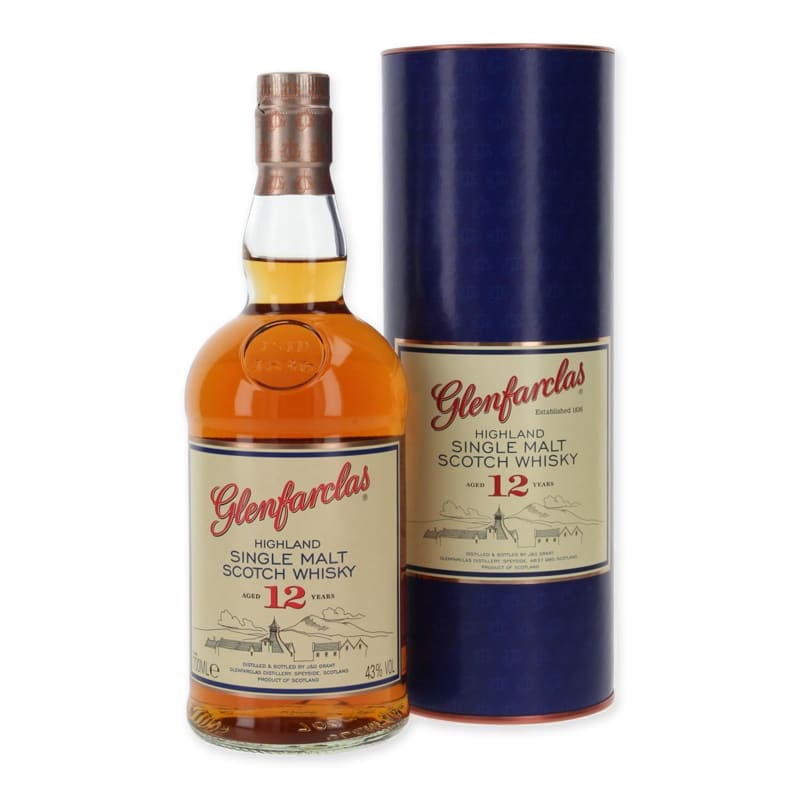 Taste the rich tradition of Glenfarclas 12 Year, a complex single malt whisky with a perfect balance between fruity sweetness and spicy depth.