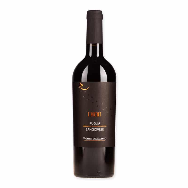 Proef eens deze I Muri Sangiovese Puglia Vigneti del Salento