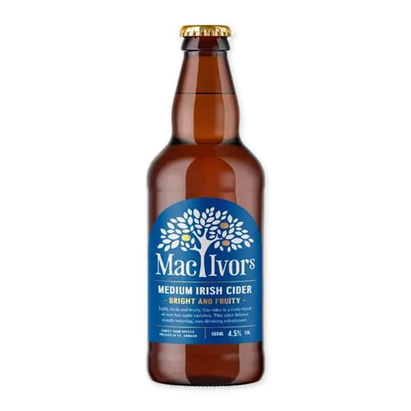 Discover the fresh and balanced taste of MacIvors Medium Cider, perfect for any moment. A true flavor sensation from Ireland.
