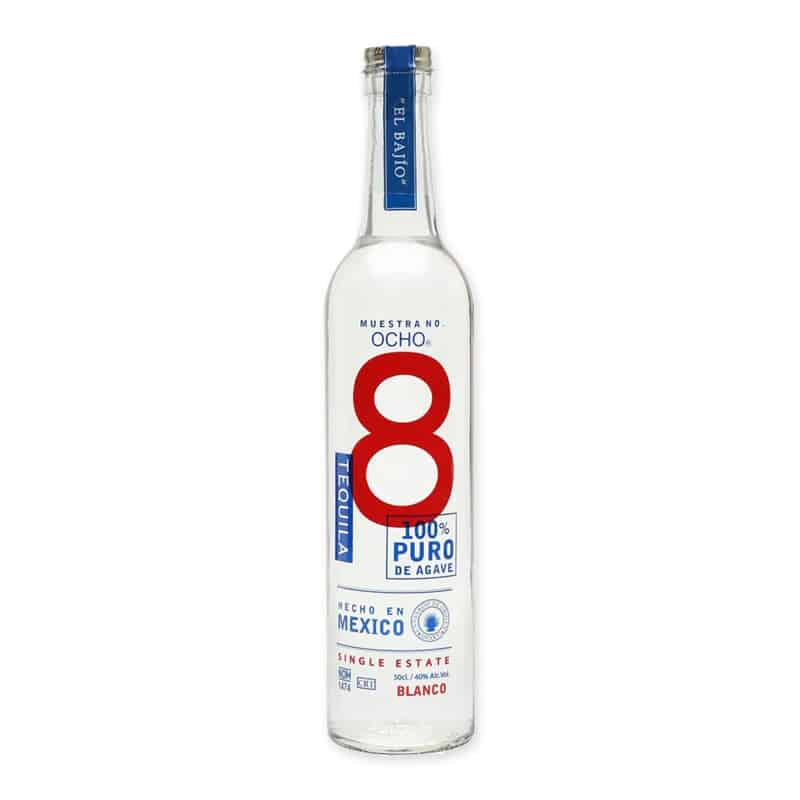 Geniet van Ocho Tequila Blanco Muestra No. 8