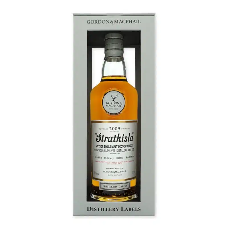Strathisla 2009 Bottled 2024 is een 15 jaar oude Speyside single malt van Gordon & MacPhail. Gerijpt op sherryvaten