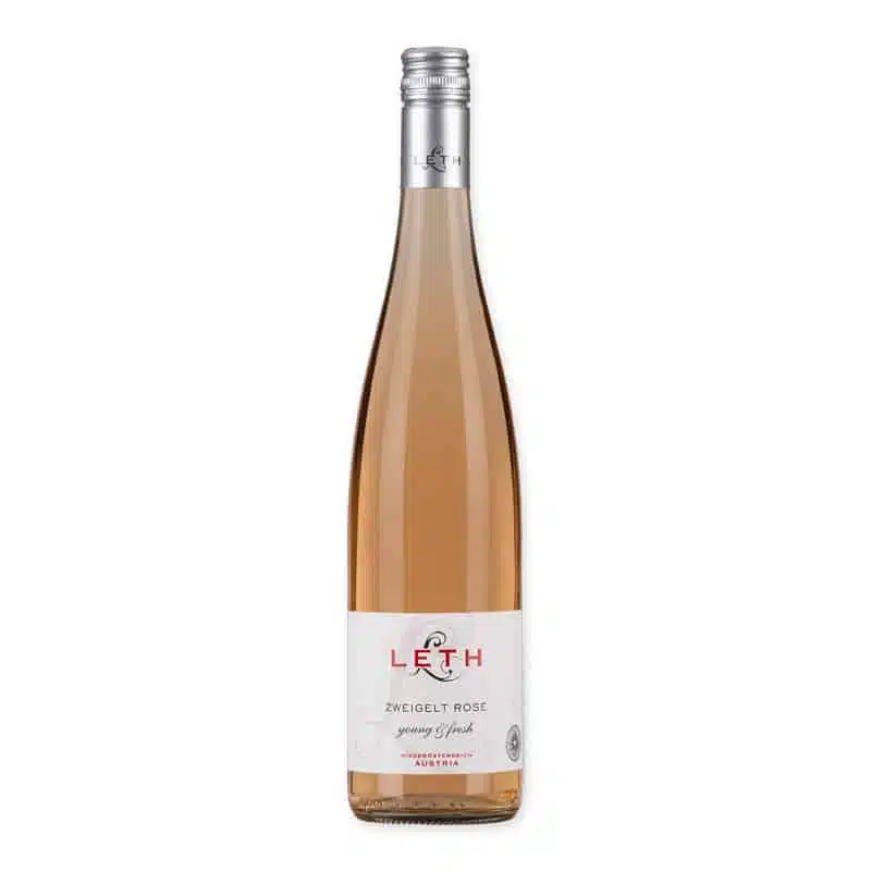 Ontdek de frisheid van Weingut Leth Zweigelt Rosé (bio). Een lichte