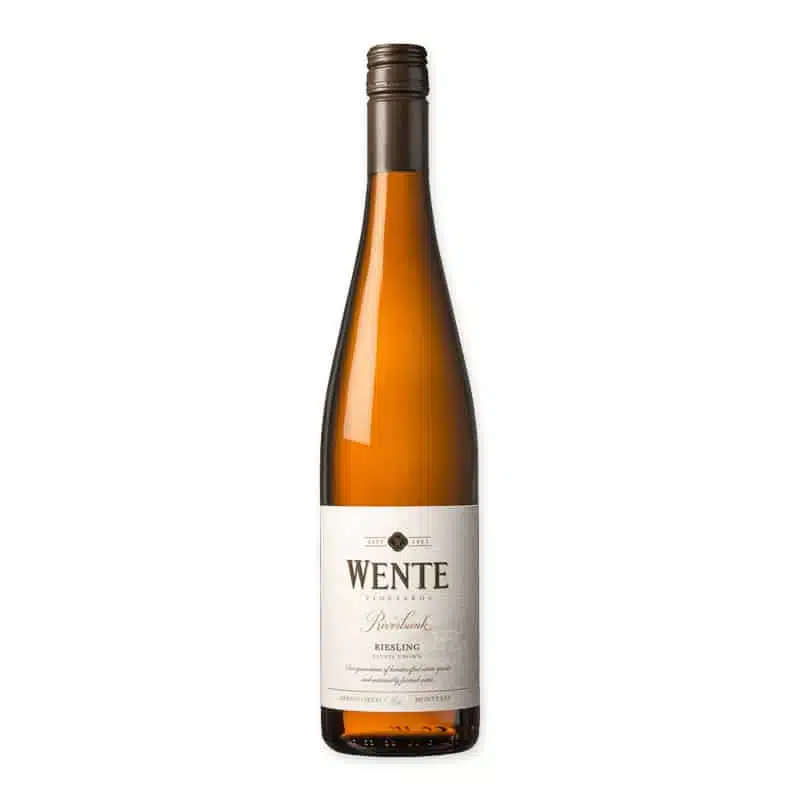 Wente Riverbank Riesling is een frisse Californische wijn uit Arroyo Seco. Steenfruit