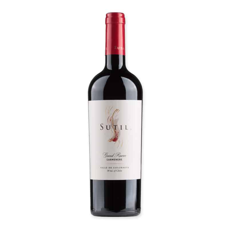 Sutil Grand Reserve Carmenère is een volle rode wijn uit Chili