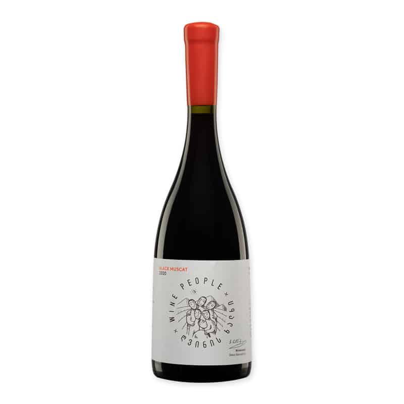 Wine People Black Muscat is een soepele rode qvevriwijn met Muscat