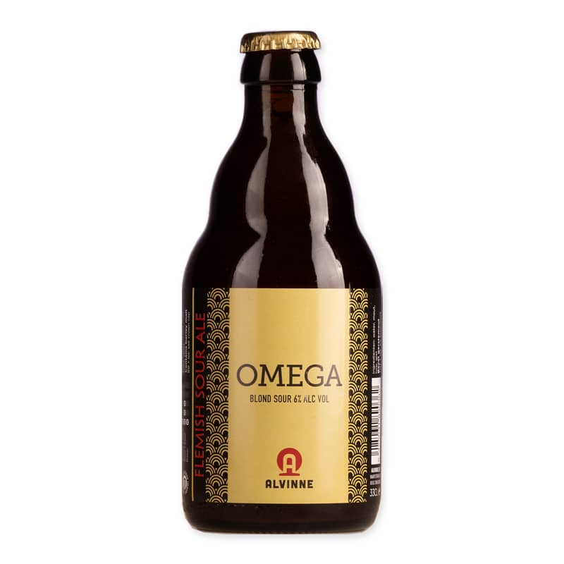 Alvinne Omega is a blonde sour beer of 6%, fermented with Morpheus yeast. Fresh, approachable, and perfectly drinkable.