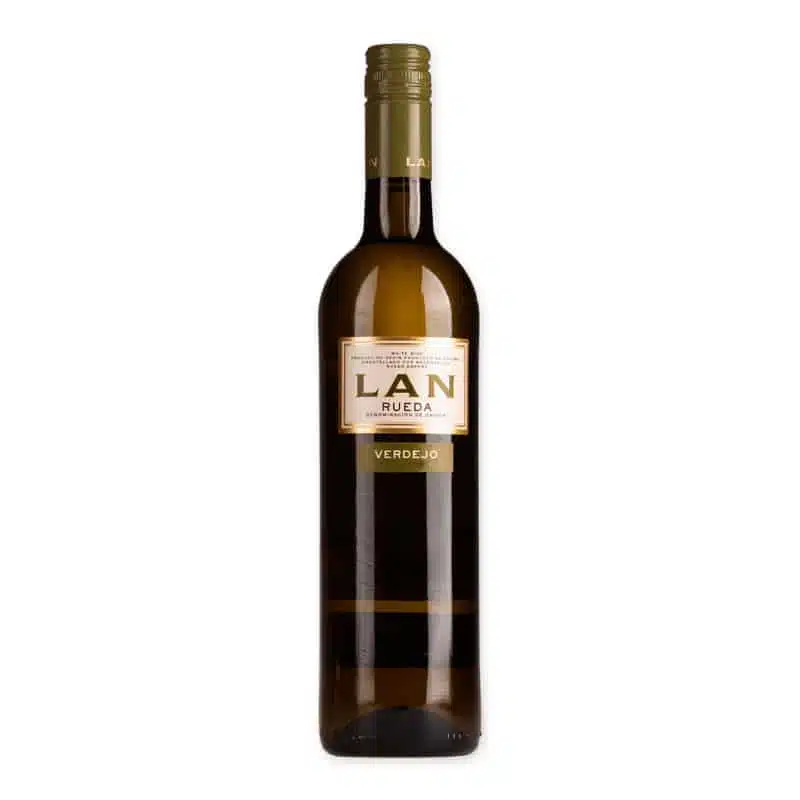 LAN Rueda Verdejo is a fresh white wine with white fruit, anise, and minerality. Full-bodied and creamy with sparkling acidity.