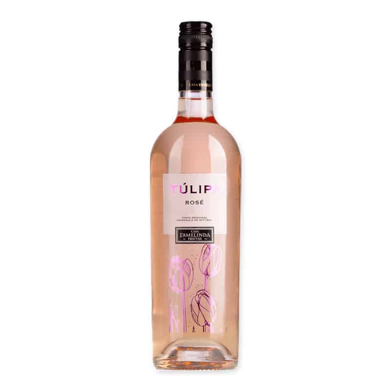 Casa Ermelinda La Tulipa Rosado from Setúbal: fruity Portuguese rosé made from local grapes. Light, elegant, and refreshing.