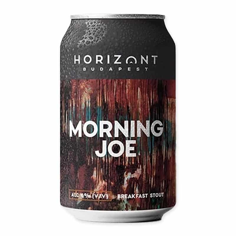 Horizont Morning Joe is a 6% stout with Ethiopian coffee and cacao, from an award-winning brewery in Budapest.