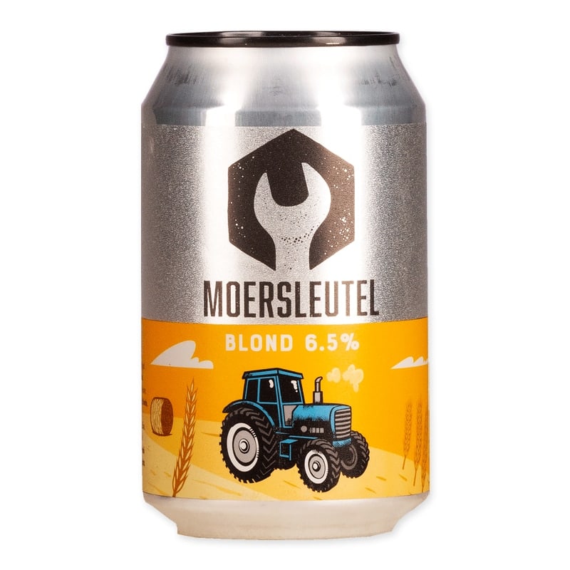 Moersleutel Blond is a fresh blonde beer with citrus and pepper from Motueka hops. Lightly spicy and with a distinctive character.
