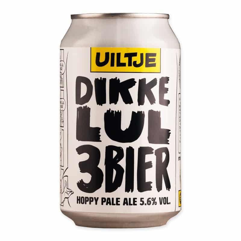 Dikke Lul 3 by Uiltje is a malty pale ale with caramel, bitterness, and attitude. 5.6%, drinkable and outspoken.